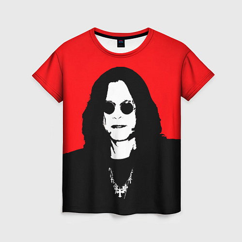 Женская футболка OZZY OSBOURNE ОЗЗИ ОСБОРН / 3D-принт – фото 1