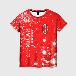 Футболка женская AC MILAN AC Milan Sport Арт, цвет: 3D-принт