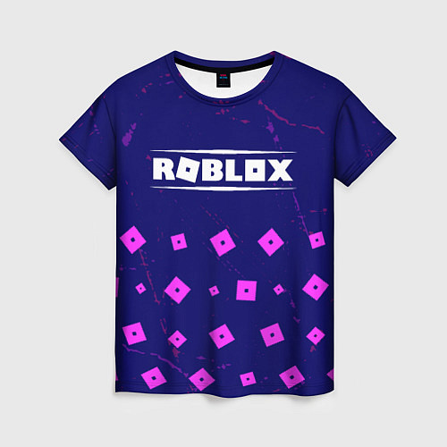 Женская футболка ROBLOX Гранж / 3D-принт – фото 1