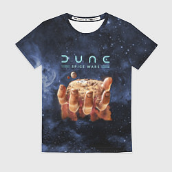Женская футболка Dune: Spice Wars рука и песок