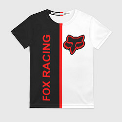 Футболка женская FOX RACING - КРАСНАЯ ЛИНИЯ, цвет: 3D-принт