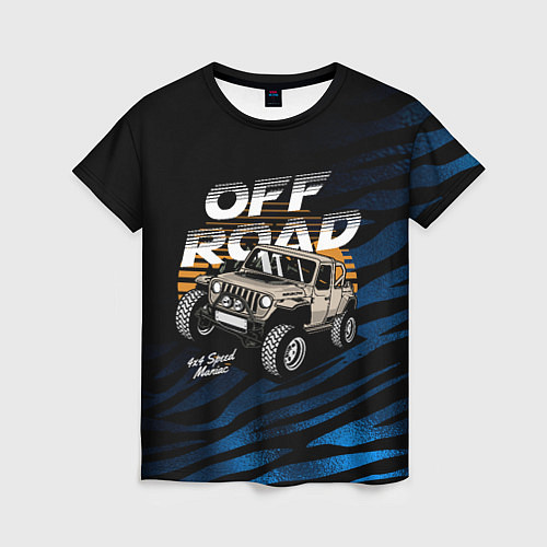 Женская футболка OFF - ROAD Внедорожник / 3D-принт – фото 1