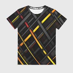 Футболка женская Полосы и Геометрия, цвет: 3D-принт