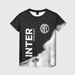 Женская футболка INTER Football Пламя