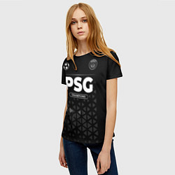 Футболка женская PSG Champions Uniform, цвет: 3D-принт — фото 2