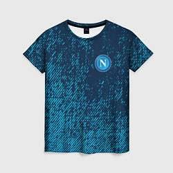 Женская футболка Napoli наполи маленькое лого