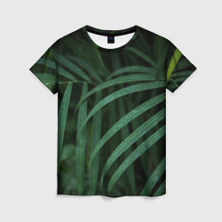 Женская футболка Камуфляж-тропики