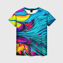 Женская футболка Paint Wave