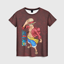 Футболка женская Луффи- One Piece или Большой куш, цвет: 3D-принт