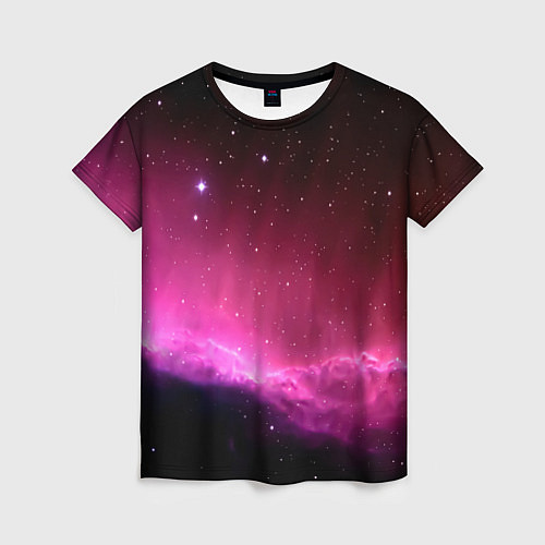 Женская футболка Night Nebula / 3D-принт – фото 1