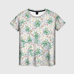 Женская футболка Цветы Нежные Лилии
