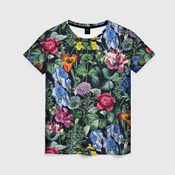 Женская футболка Цветы Старый Сад