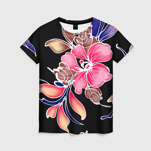 Женская футболка Сон в летнюю ночь Beautiful flower / 3D-принт – фото 1