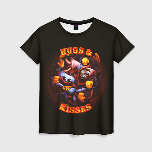 Женская футболка Кисси Мисси и Хагги Вагги / 3D-принт – фото 1