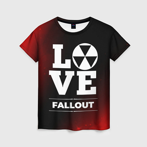 Женская футболка Fallout Love Классика / 3D-принт – фото 1