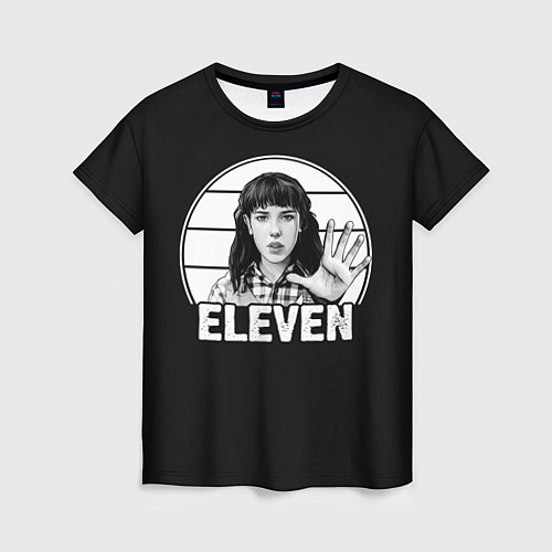 Женская футболка ELEVEN Очень странные дела / 3D-принт – фото 1