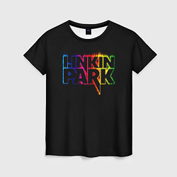 Футболка женская Linkin Park neon, цвет: 3D-принт