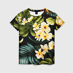 Женская футболка Vanguard floral composition Summer
