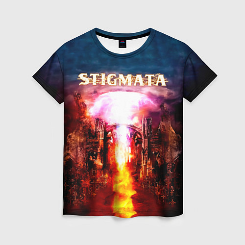 Женская футболка Stigmata альбом / 3D-принт – фото 1