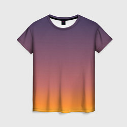 Футболка женская Sunset Gradient, цвет: 3D-принт