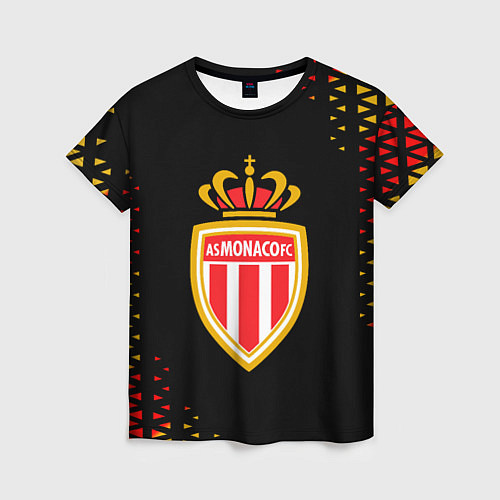 Женская футболка Monaco абстракция / 3D-принт – фото 1