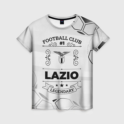 Женская футболка Lazio Football Club Number 1 Legendary / 3D-принт – фото 1