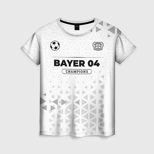 Женская футболка Bayer 04 Champions Униформа / 3D-принт – фото 1