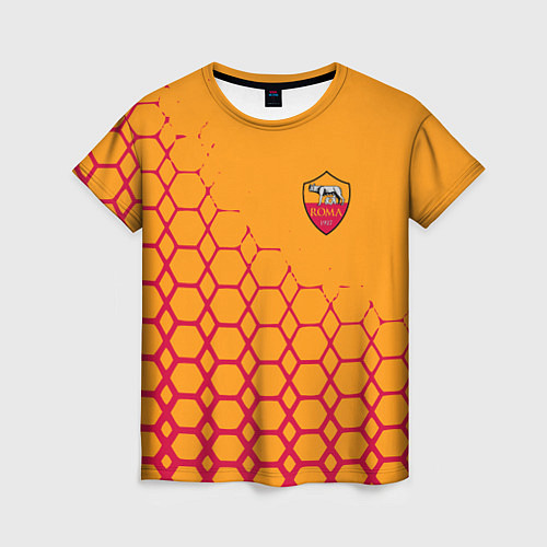 Женская футболка Рома соты / 3D-принт – фото 1