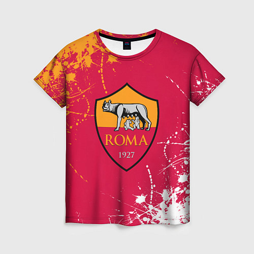 Женская футболка Roma : рома брызги красок / 3D-принт – фото 1