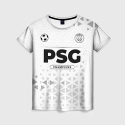 Футболка женская PSG Champions Униформа, цвет: 3D-принт