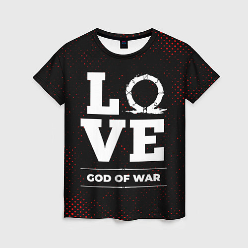 Женская футболка God of War Love Классика / 3D-принт – фото 1