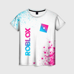 Женская футболка Roblox Neon Gradient FS