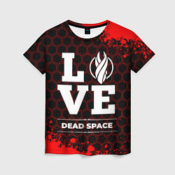 Футболка женская Dead Space Love Классика, цвет: 3D-принт