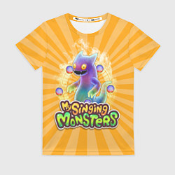 Женская футболка My Singing Monsters Вужас