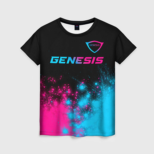 Женская футболка Genesis Neon Gradient / 3D-принт – фото 1