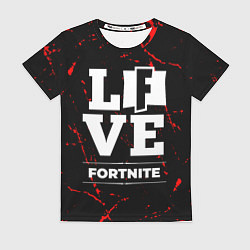 Футболка женская Fortnite Love Классика, цвет: 3D-принт