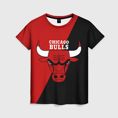 Женская футболка Chicago Bulls NBA / 3D-принт – фото 1
