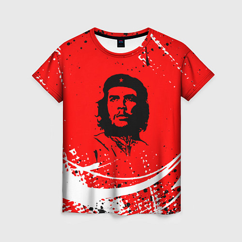 Женская футболка CHE GUEVARA - КРАСКА / 3D-принт – фото 1