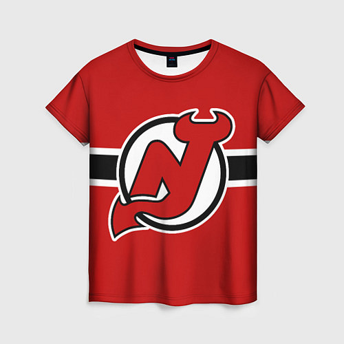 Женская футболка Нью-Джерси Девилз форма / 3D-принт – фото 1