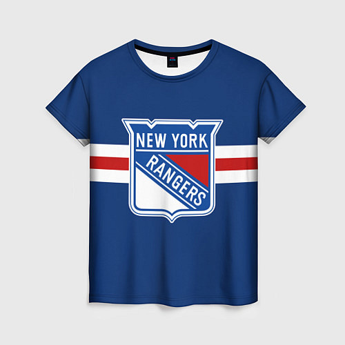 Женская футболка Нью-Йорк Рейнджерс форма / 3D-принт – фото 1