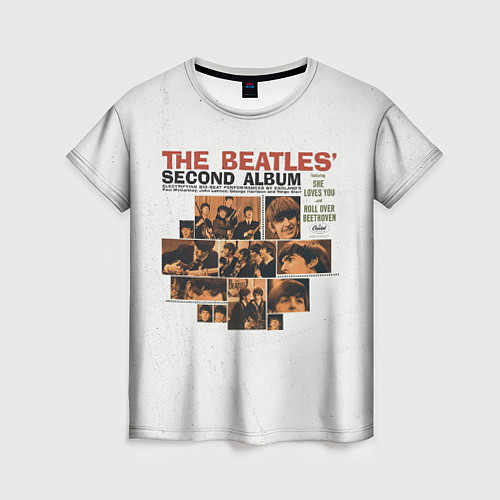 Женская футболка The Beatles Second Album / 3D-принт – фото 1