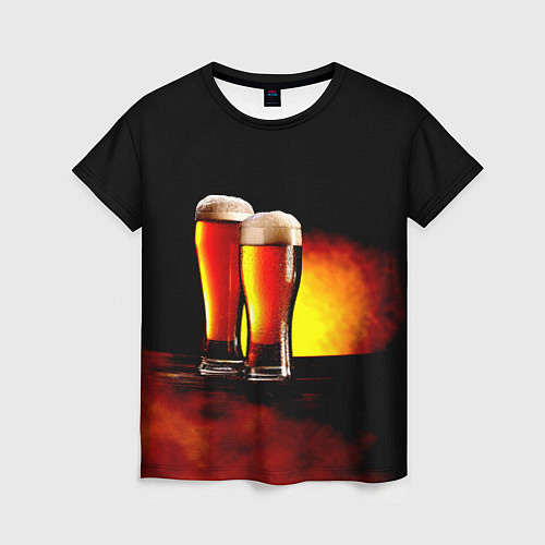 Женская футболка Пивасик с Пенкой / 3D-принт – фото 1