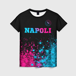 Футболка женская Napoli Neon Gradient, цвет: 3D-принт