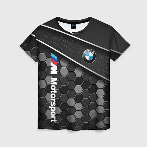 Женская футболка BMW : Технологическая Броня / 3D-принт – фото 1
