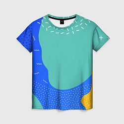 Женская футболка Geometry collor