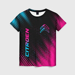 Женская футболка Citroen - Neon Gradient
