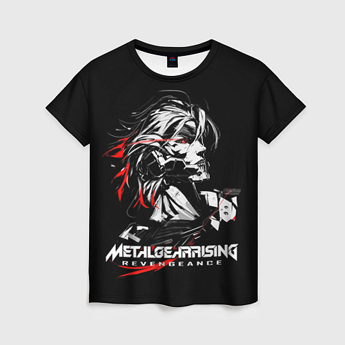 Женская футболка Metal Gear Rising - game hero / 3D-принт – фото 1