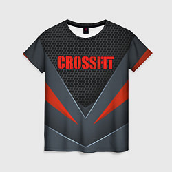 Футболка женская CrossFit - Техно броня, цвет: 3D-принт