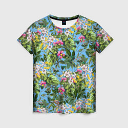 Женская футболка Милые Цветы
