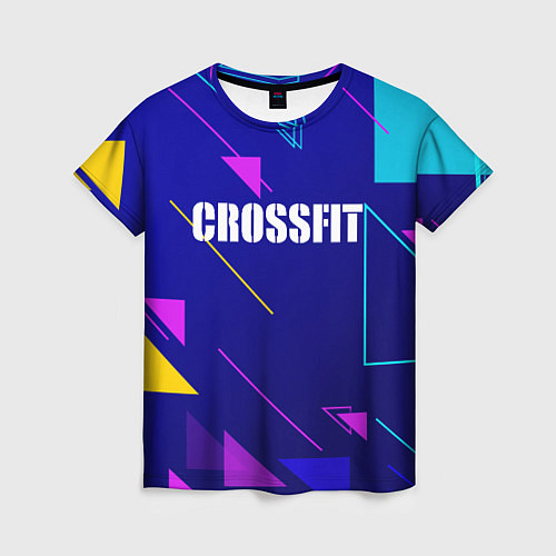 Женская футболка Дефрагментация - Crossfit / 3D-принт – фото 1